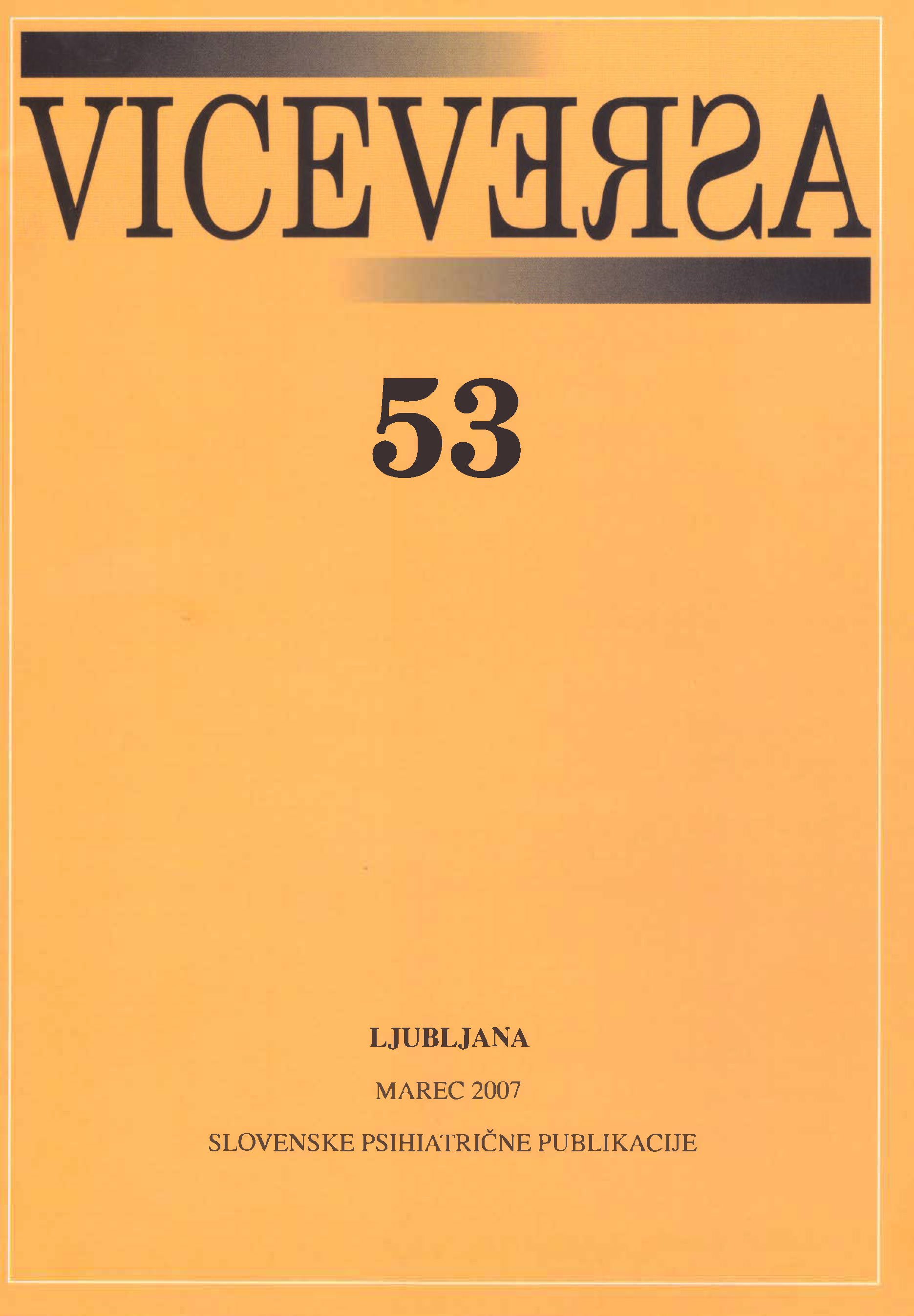 					Poglej Letn. 16 Št. 53 (2007): VICEVERSA
				